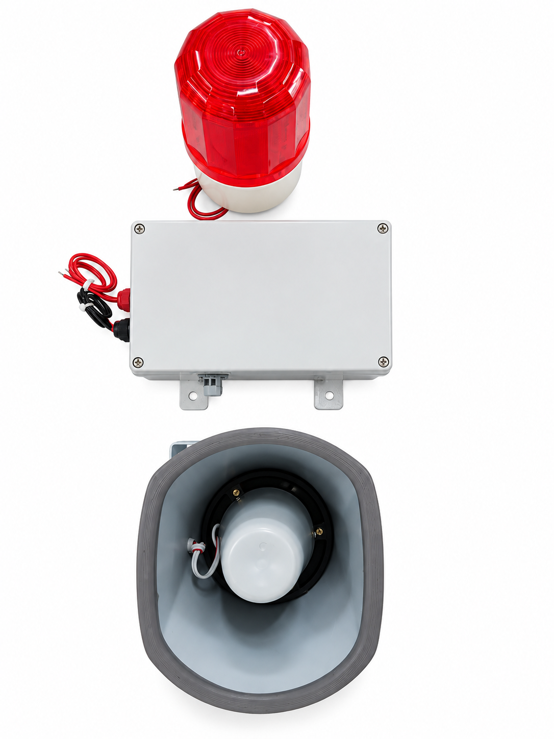Industrial Electronic Hooter with Flasher 50W